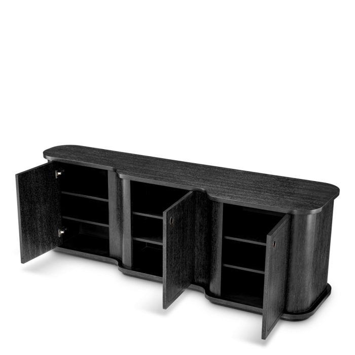 Buffet en chêne gris anthracite | Eichholtz Caprioli