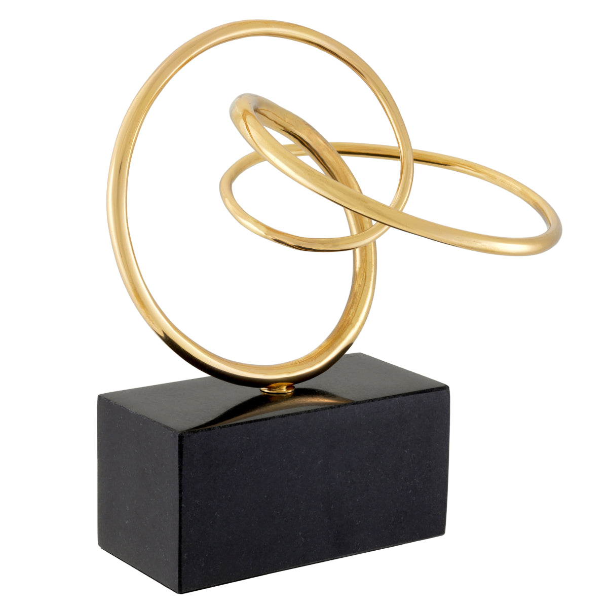 Objet Frank en laiton poli et base en granit | Eichholtz Frank - vue d'ambiance | REMO-HOME
