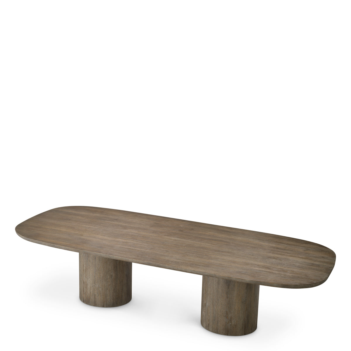 Table de salle à manger en placage chêne silverstone | Eichholtz Glenmont - vue d'ambiance | REMO-HOME