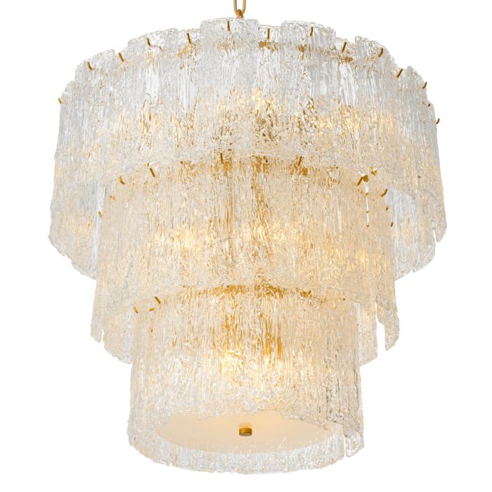 Lustre doré en verre soufflé | Eichholtz Almeria