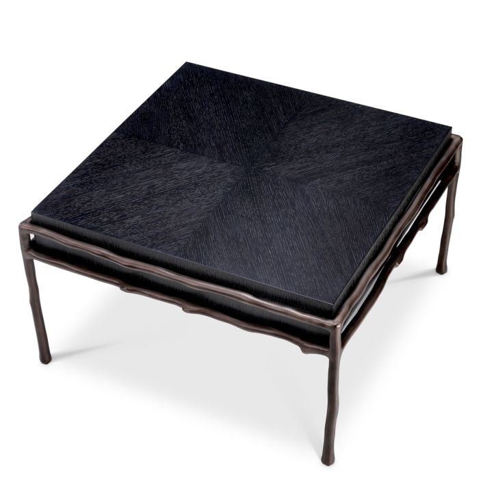 Table d'appoint en chêne anthracite | Eichholtz Premier