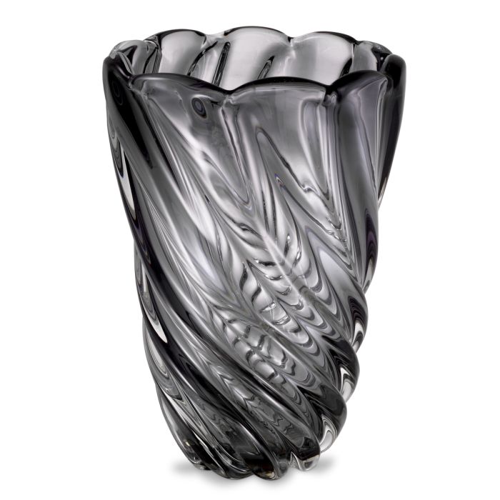 Vase en verre soufflé gris | Eichholtz Contessa L