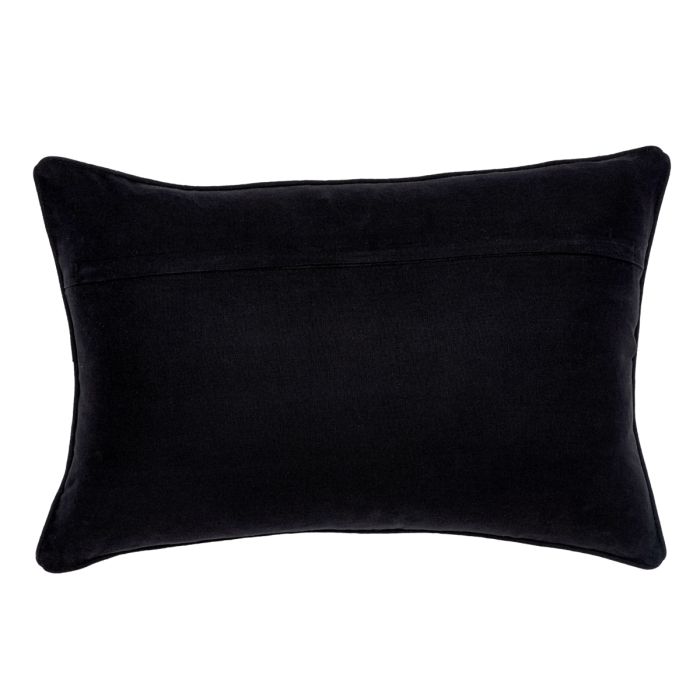 Coussin rectangulaire en tissu doré/noir | Eichholtz Spray