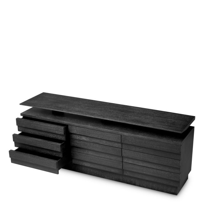 Commode en chêne gris anthracite | Eichholtz Quintino