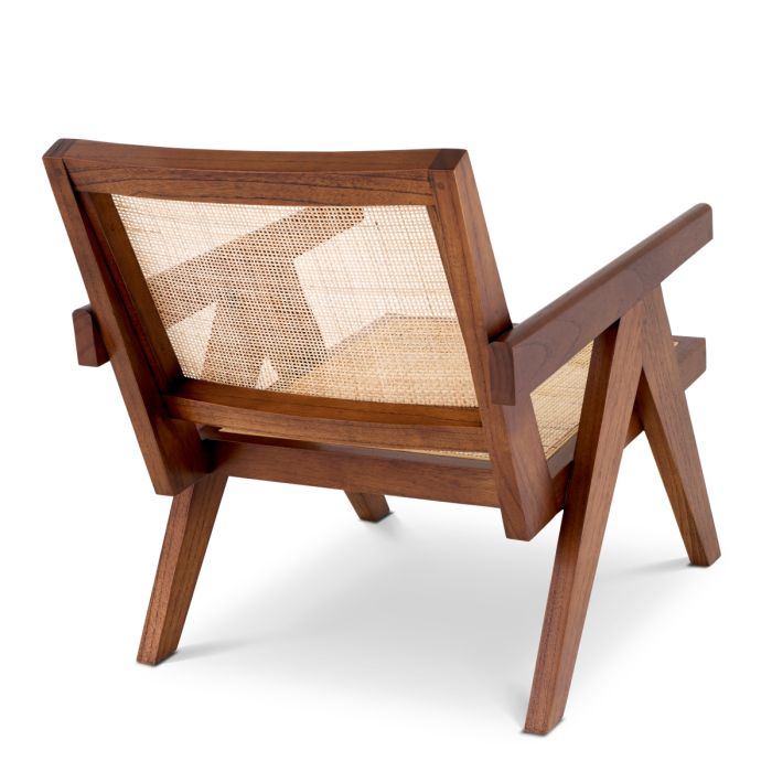 Fauteuil marron en rotin | Eichholtz Aristide