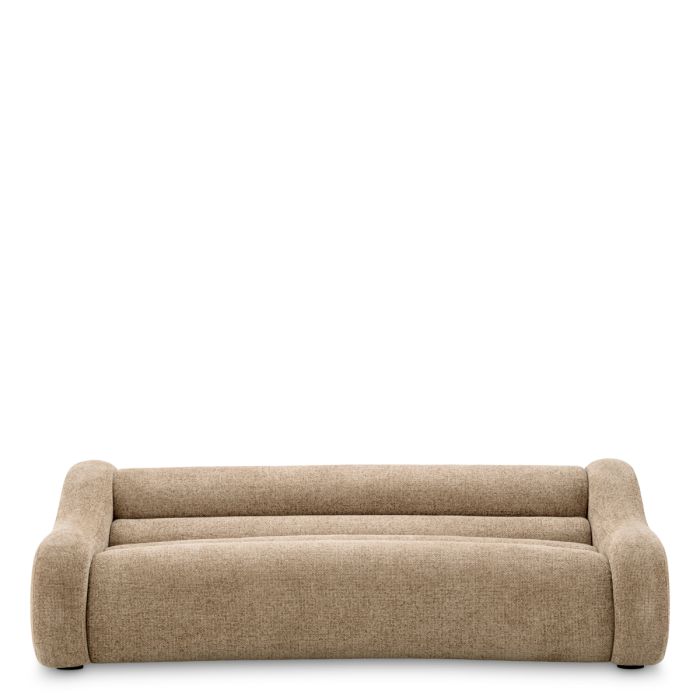 Canapé 3 places en tissu sable | Eichholtz Carbone