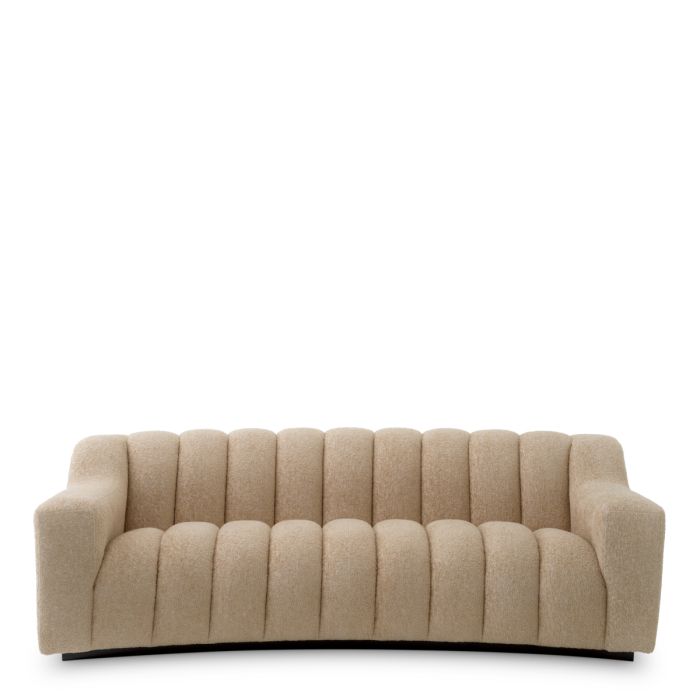 Canapé 2-3 places en tissu sable | Eichholtz Kelly S