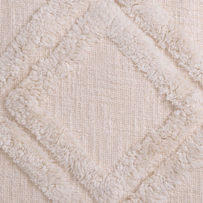 Coussin carré en coton blanc cassé | Eichholtz Maris S