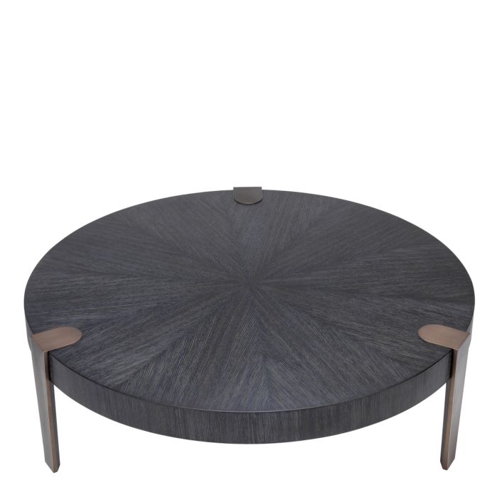 Table basse en chêne anthracite | Eichholtz Oxnard