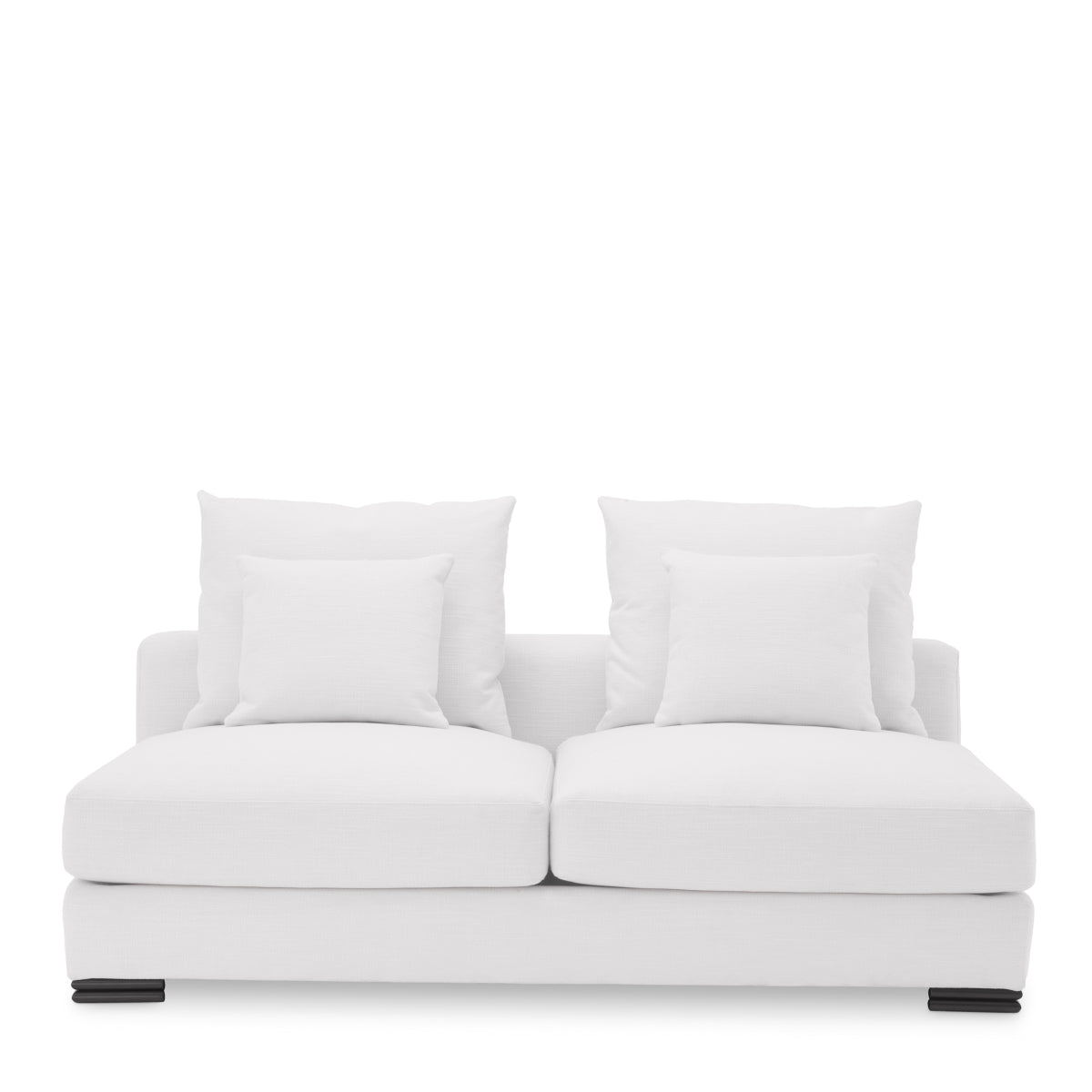 Canapé modulable 2 places en tissu blanc Avalon | Eichholtz Clifford - vue d'ambiance | REMO-HOME