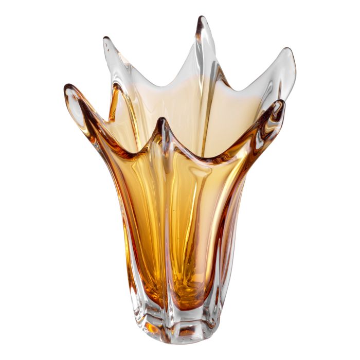 Vase en verre soufflé jaune | Eichholtz Sutter