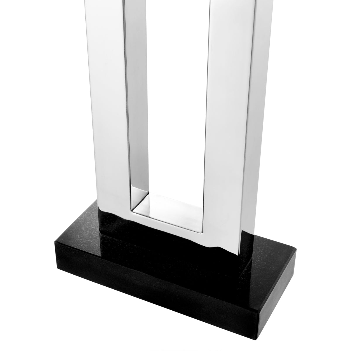 Lampe de table en nickel avec abat-jour noir | Eichholtz Arlington - vue d'ambiance | REMO-HOME
