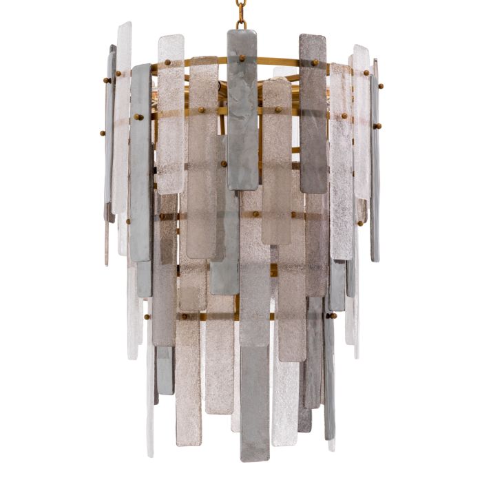 Lustre doré en verre soufflé | Eichholtz Greyson