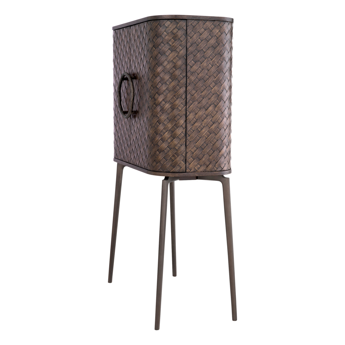 Buffet en placage de chêne et finition en bronze | Eichholtz Nilsson - vue d'ambiance | REMO-HOME