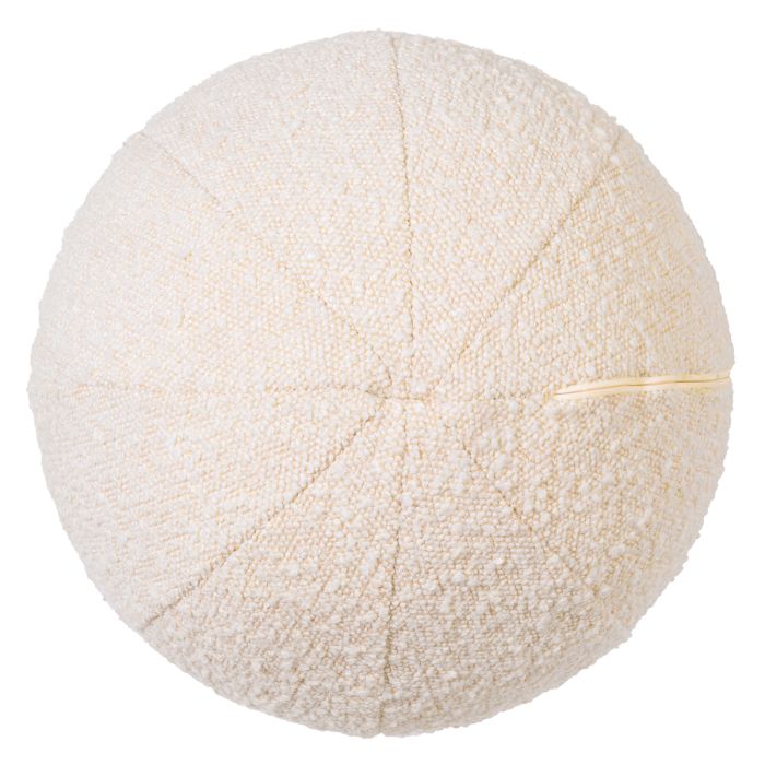 Coussin rond bouclé crème | Eichholtz Palla S