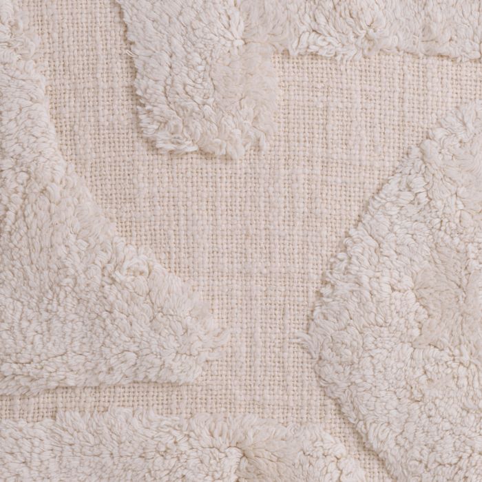 Coussin carré en coton blanc cassé | Eichholtz Menos L