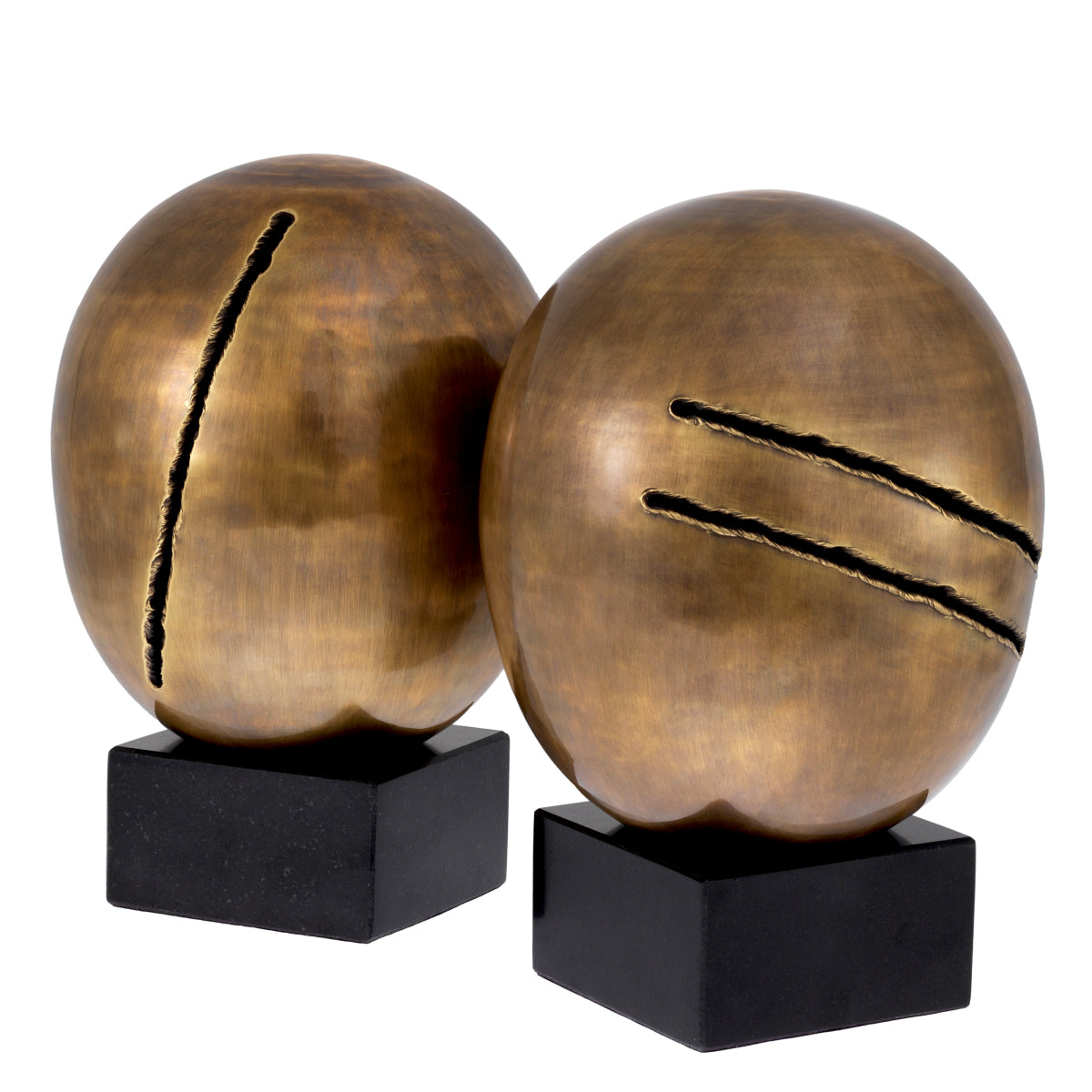 Objet artistique en laiton vintage | Eichholtz Artistic set of 2 - vue d'ambiance | REMO-HOME