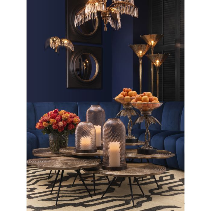 Lustre doré en cristal | Eichholtz Hildebrandt S