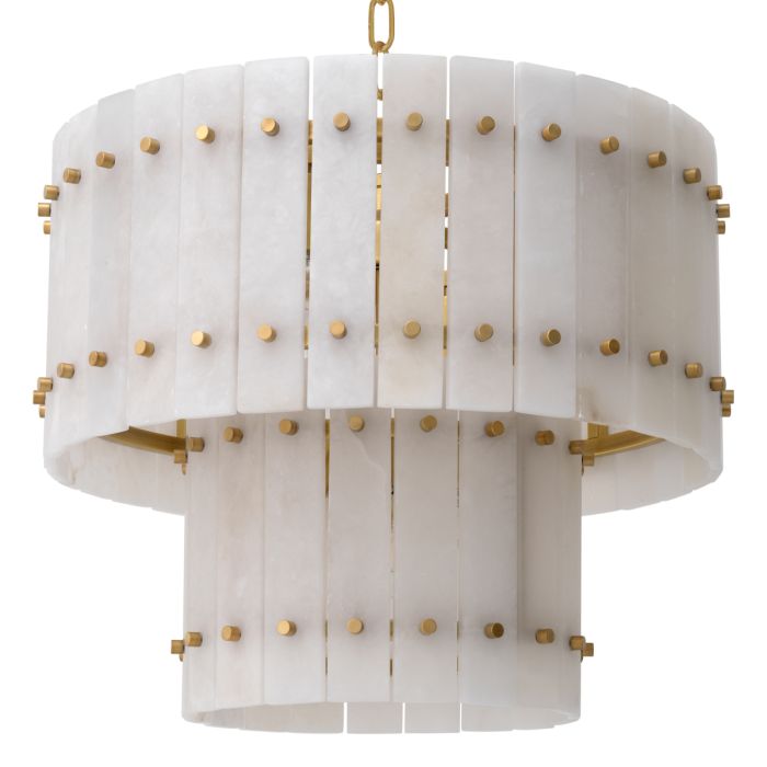 Lustre doré en albâtre | Eichholtz Ruby S