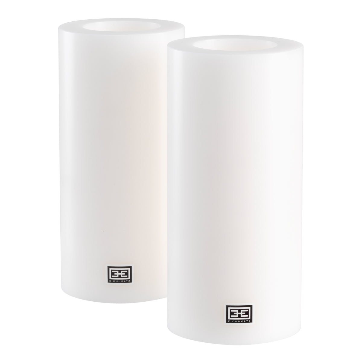 Bougie artificielle ø 10 x H. 21 cm set de 2 | Eichholtz Artificial Candle ø 10 x H. 21 cm set of 2 - vue d'ambiance | REMO-HOME