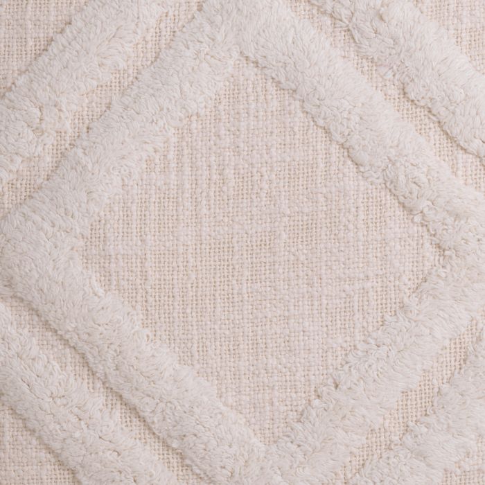 Coussin carré en coton blanc cassé | Eichholtz Maris L