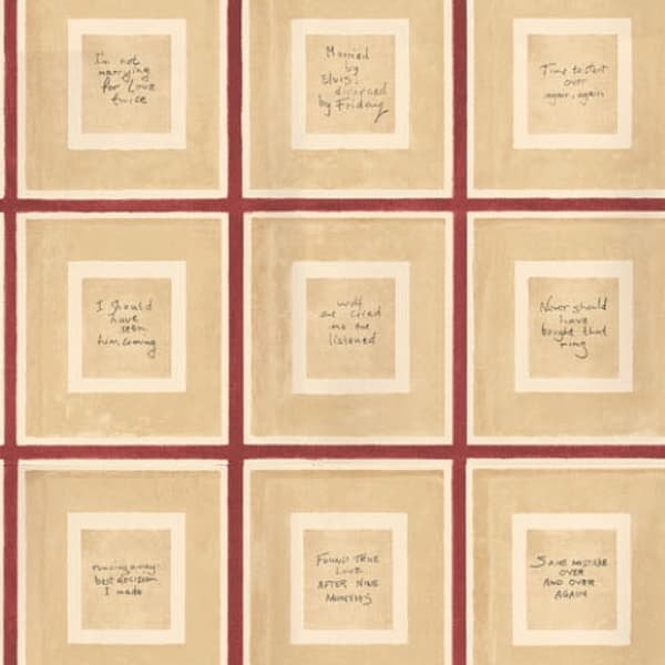 Papier peint Biography Red | Andrew Martin - vue principale | REMO-HOME