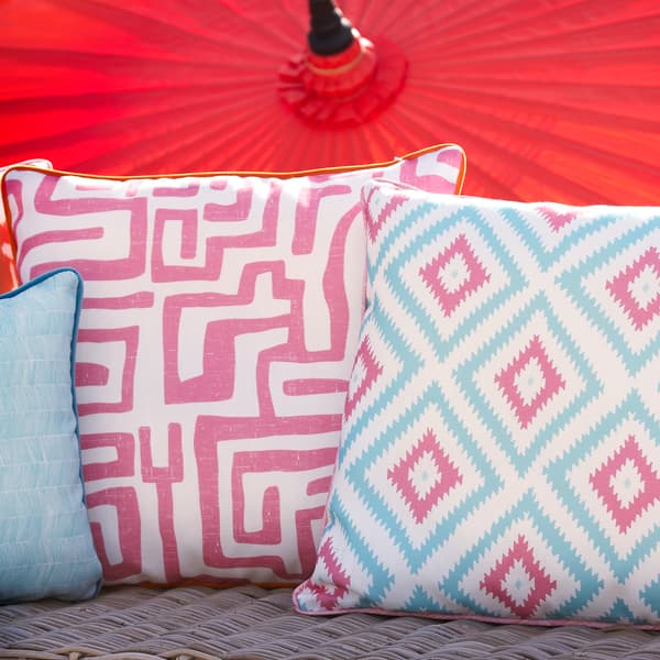 Tissu d'ameublement Reef Tropic Outdoor | Andrew Martin - vue de détail | REMO-HOME