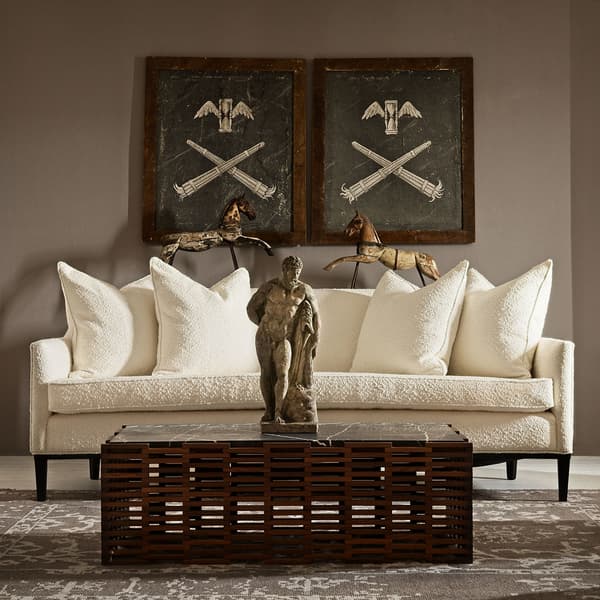 Tissu d'ameublement Huntsman Ivory Cigarette and Match | Andrew Martin - vue de détail | REMO-HOME