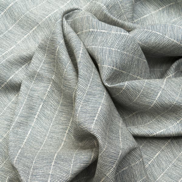 Tissu d'ameublement Furrow Denim | Andrew Martin - vue de détail | REMO-HOME