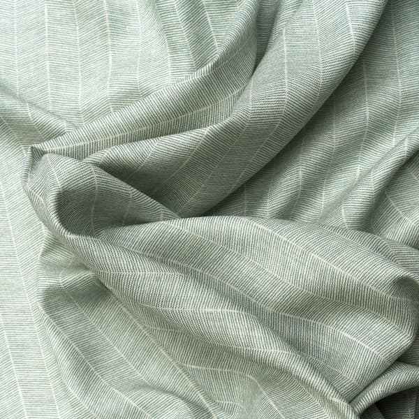 Tissu d'ameublement Furrow Turquoise | Andrew Martin - vue de détail | REMO-HOME
