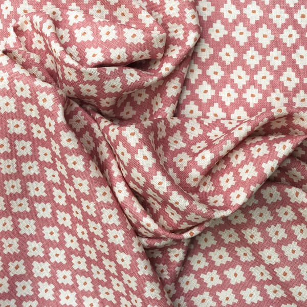 Tissu d'ameublement Maze Pink | Andrew Martin - vue de détail | REMO-HOME