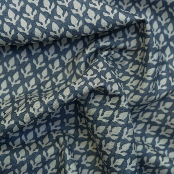 Tissu d'ameublement Bud Denim | Andrew Martin - vue de détail | REMO-HOME
