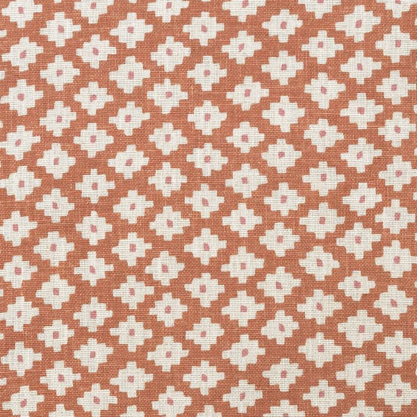 Tissu d'ameublement Maze Orange | Andrew Martin - vue principale | REMO-HOME
