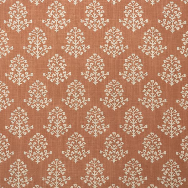 Tissu d'ameublement Sprig Orange | Andrew Martin - vue principale | REMO-HOME