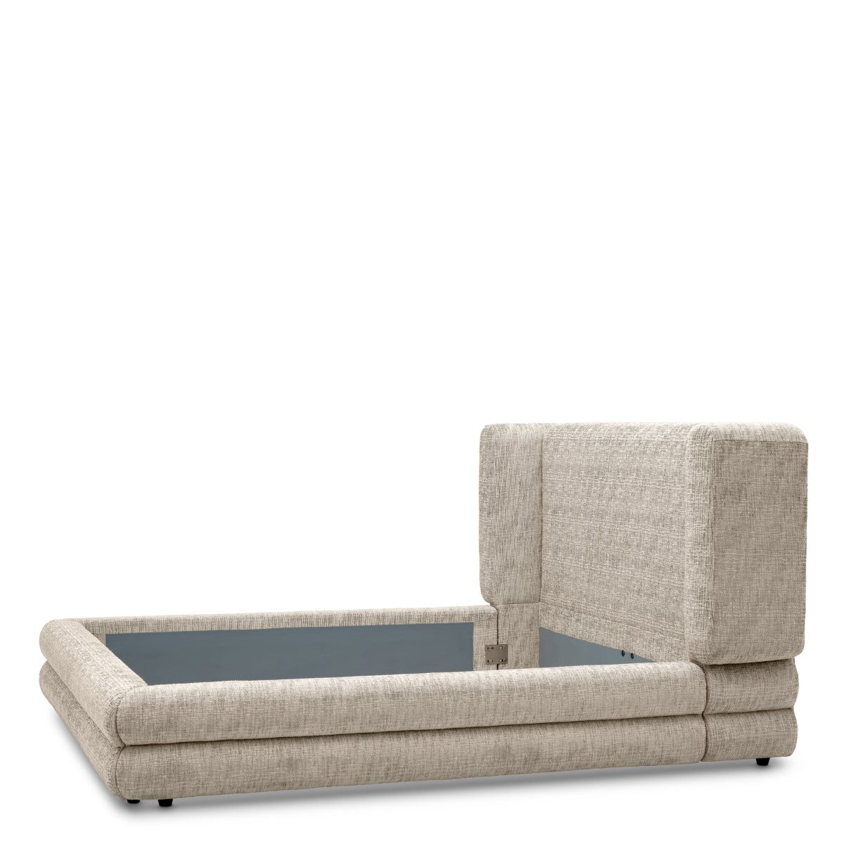 Cadre de lit en creststone beige | Eichholtz Francisco - vue d'ambiance | REMO-HOME