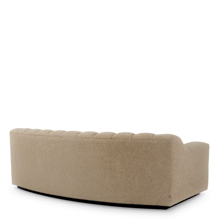Canapé 2-3 places en tissu sable | Eichholtz Kelly S