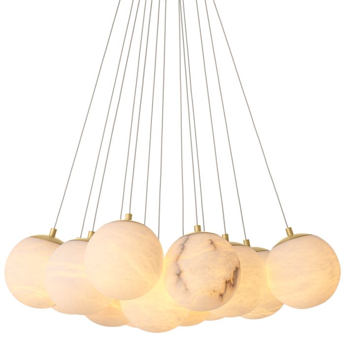 Lustre doré en albâtre | Eichholtz Sphinx S