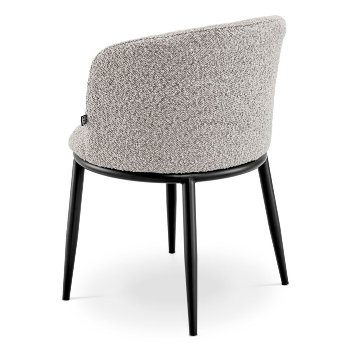 Chaise de salle à manger bouclé gris (lot de 2) | Eichholtz Filmore
