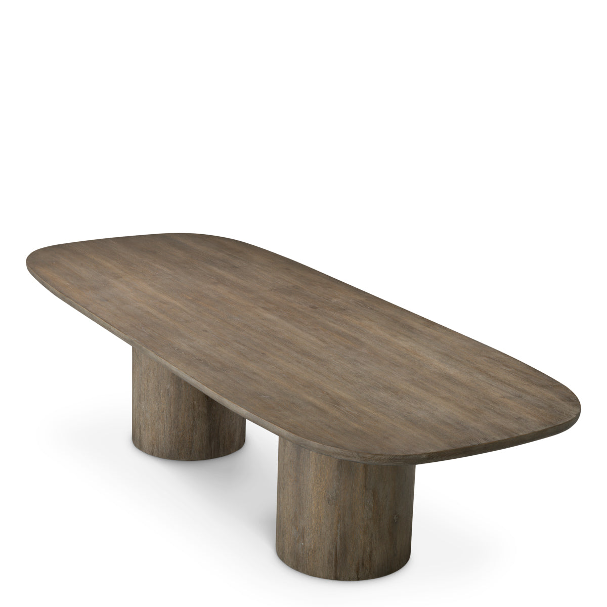 Table de salle à manger en placage chêne silverstone | Eichholtz Glenmont - vue d'ambiance | REMO-HOME