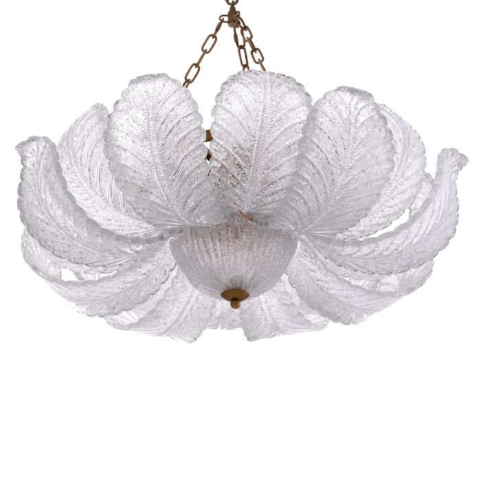 Lustre doré en verre texturé | Eichholtz Cabrillo