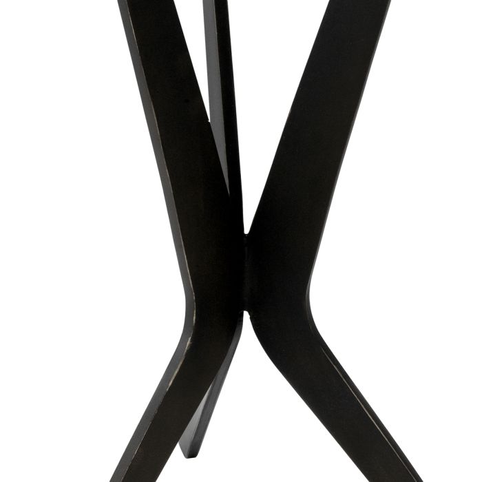 Table d'appoint en bronze et granit noir | Eichholtz Malone