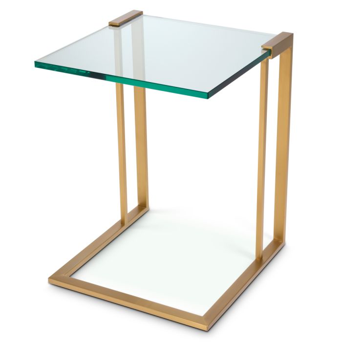 Table d'appoint en laiton brossé | Eichholtz Perry