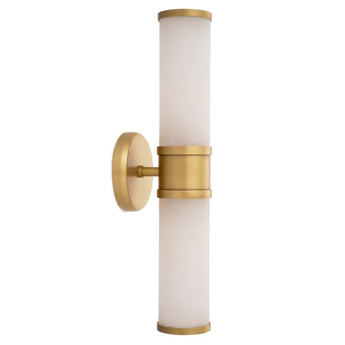 Applique murale dorée en albâtre | Eichholtz Claridges Double