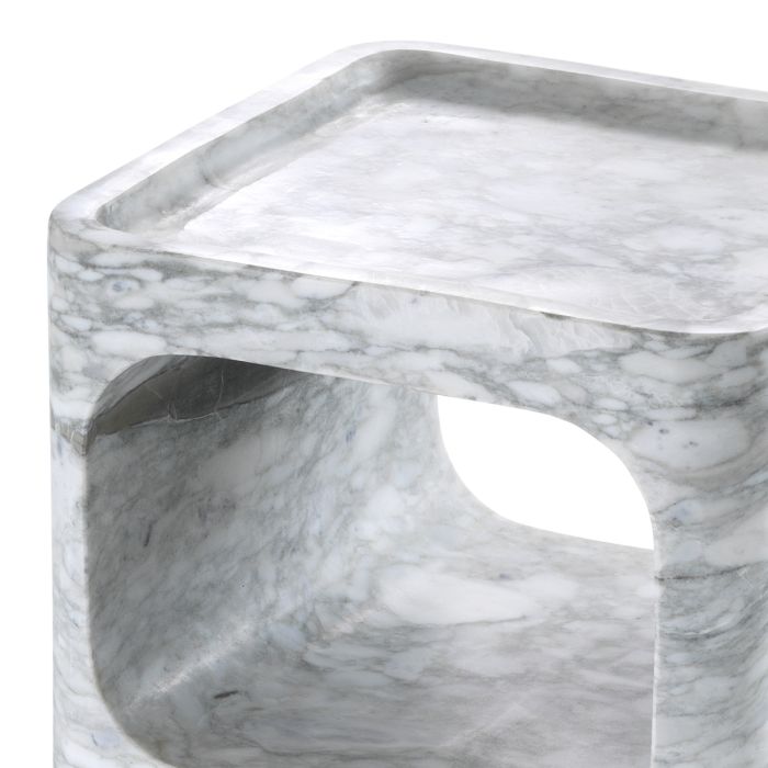 Table d'appoint en marbre blanc | Eichholtz Adler