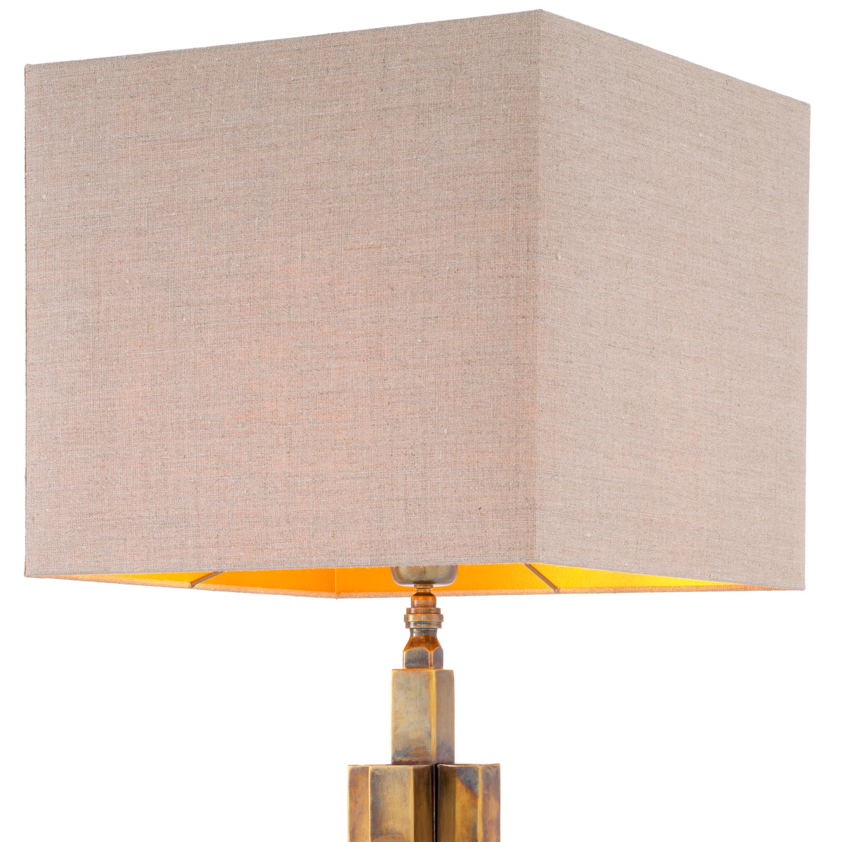 Lampe de table en laiton vintage avec abat-jour | Eichholtz Ellis - vue d'ambiance | REMO-HOME