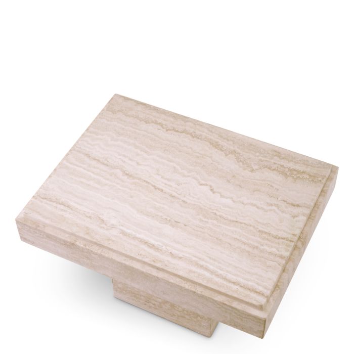 Table d'appoint en travertin | Eichholtz Sartoria