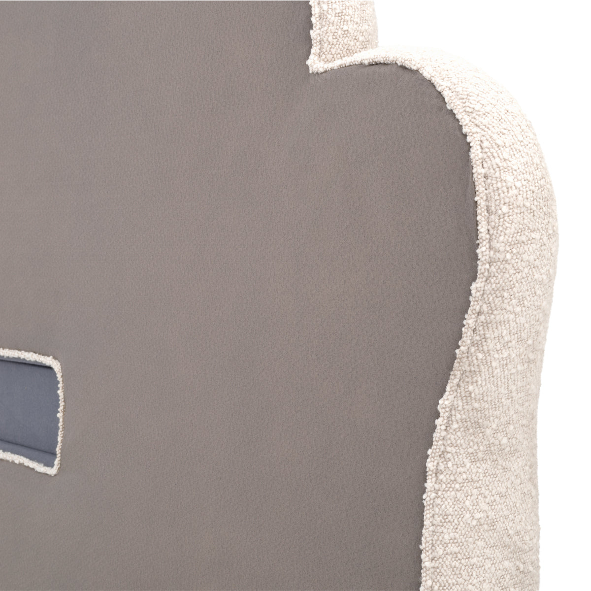 Tête de lit en tissu bouclé crème | Eichholtz Trapezium - vue d'ambiance | REMO-HOME