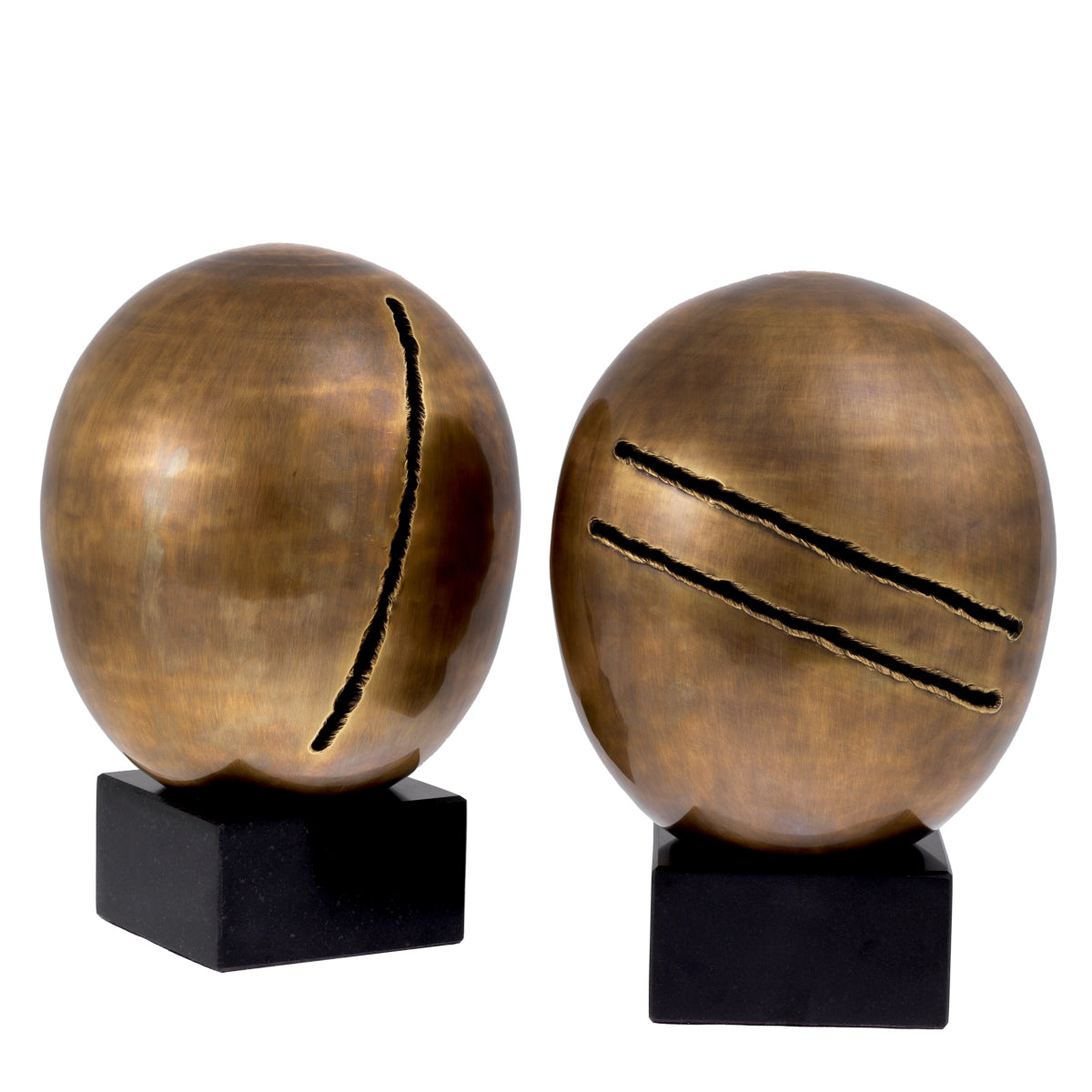 Objet artistique en laiton vintage | Eichholtz Artistic set of 2 - vue d'ambiance | REMO-HOME