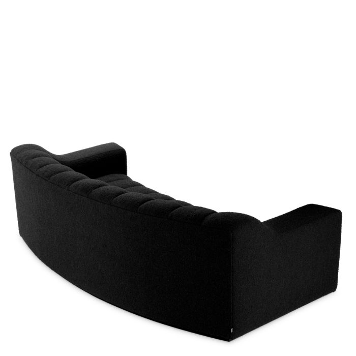 Canapé 2-3 places bouclé noir | Eichholtz Kelly S