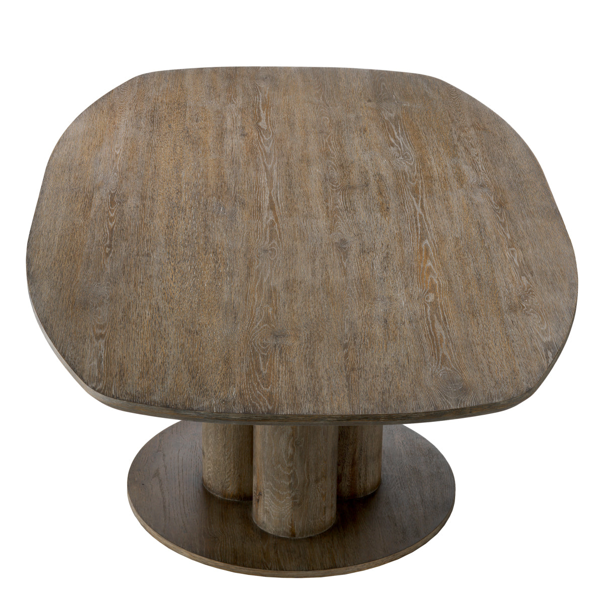Table à manger en placage chêne silverstone | Eichholtz Westwood - vue d'ambiance | REMO-HOME